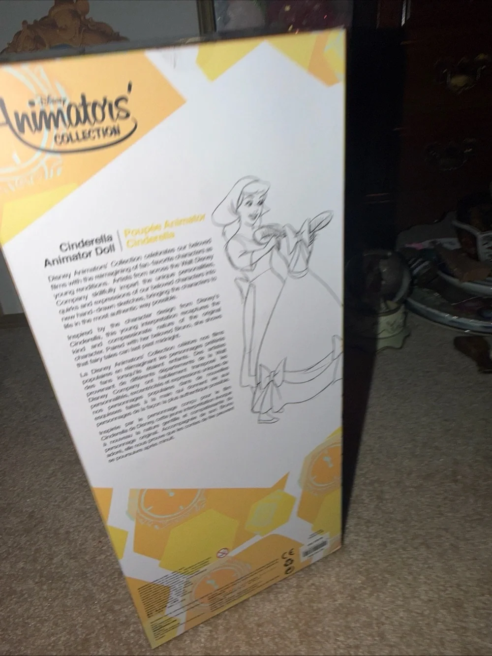 NIB Disney Animators' Collection Cinderella Doll.